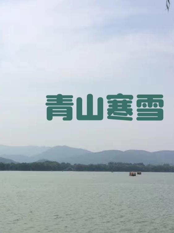 青山卧雪的